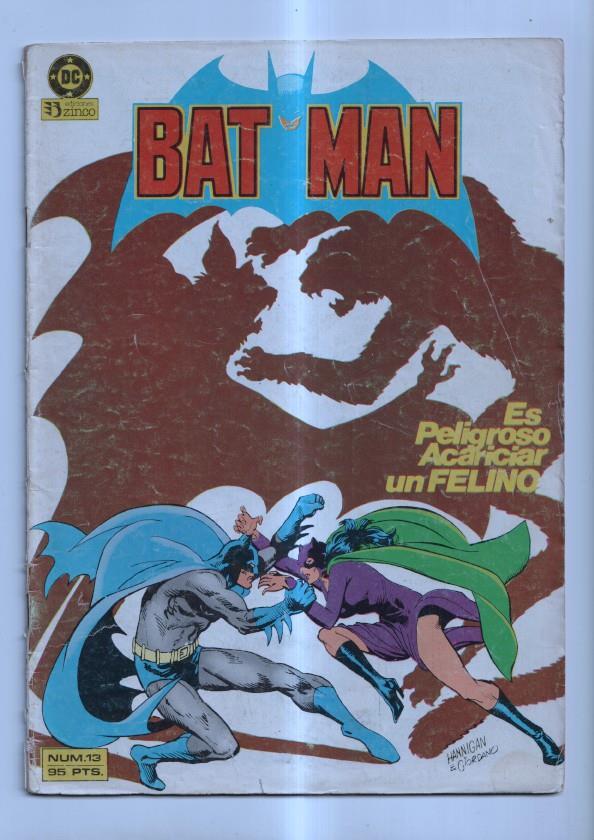 Batman volumen 1 numero 13 (numerado 2 trasera)