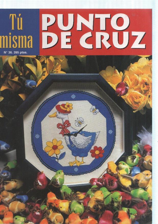 Tu misma: Punto de Cruz numero 36: Materiales- como se hace- dimensiones-
