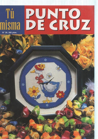 Tu misma: Punto de Cruz numero 36: Materiales- como se hace- dimensiones-