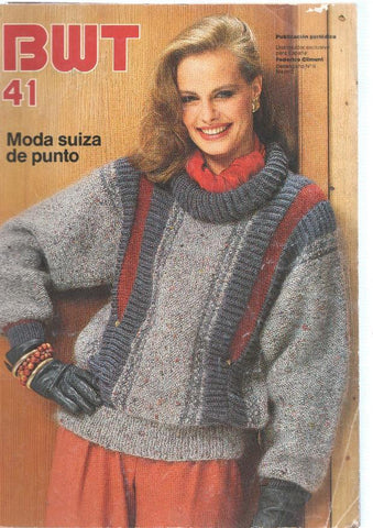 BWT numero 41. Moda suiza de punto