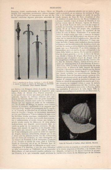 LAMINA V38682: Cetro y espadas de los Reyes Catolicos