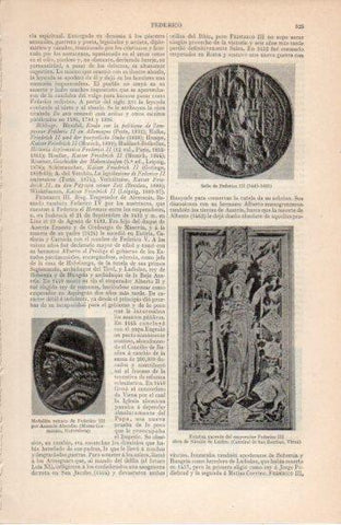 LAMINA V38661: Estatua yacente del emperador Federico III por Leiden