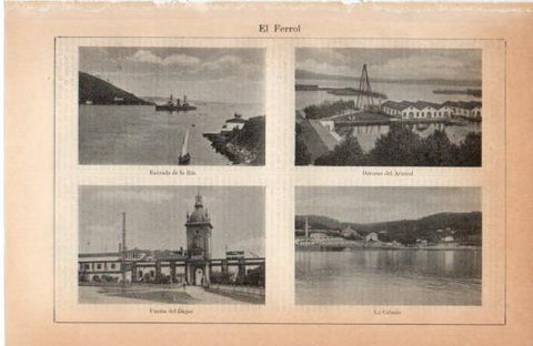 LAMINA V38695: Vistas de El Ferrol
