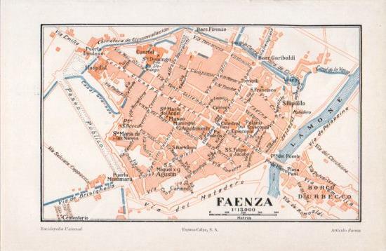 LAMINA V38623: Plano de Faenza, Italia