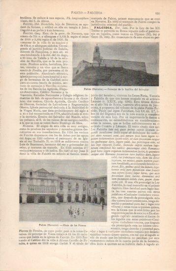 LAMINA V38628: Basilica del Salvador y Plaza de los Fueros en Falces, Navarra