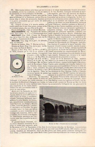 LAMINA V38611: Puente y escudo en Molins de Rey