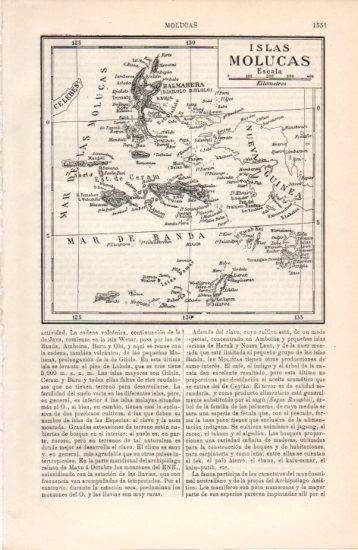 LAMINA V38614: Mapa de las Islas Molucas