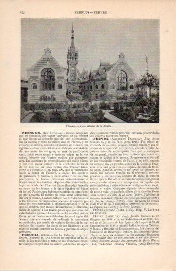 LAMINA V38653: Abadia de Fecamp, Francia