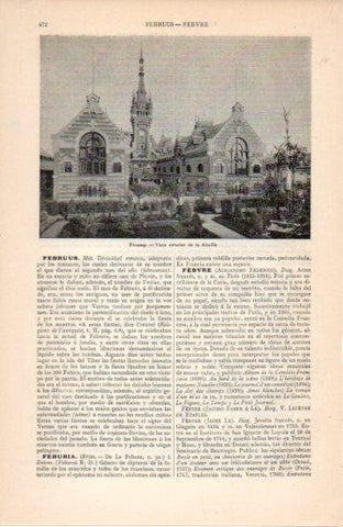 LAMINA V38653: Abadia de Fecamp, Francia