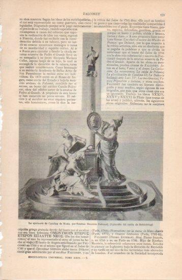 LAMINA V38630: La apoteosis de Catalina de Rusia por Esteban M. Falconet