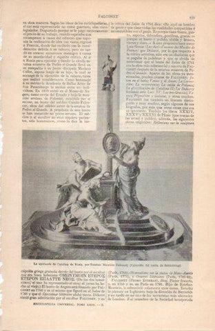 LAMINA V38630: La apoteosis de Catalina de Rusia por Esteban M. Falconet
