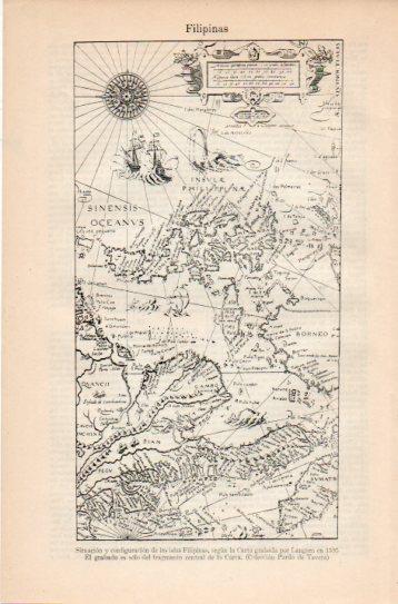 LAMINA V38720: Configuracion de las islas Filipinas según la Carta de Landren en 1595