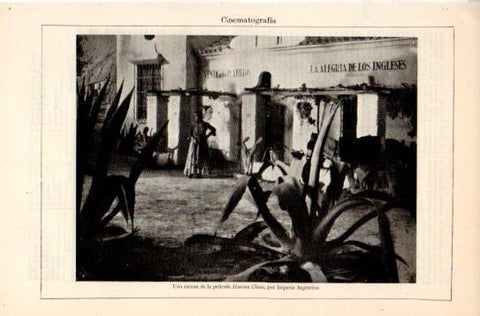 LAMINA V38807: Escena de la pelicula Morena Clara por Imperio Argentina