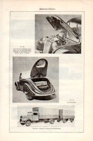 LAMINA V38796: Automovil Renault Juva quatre