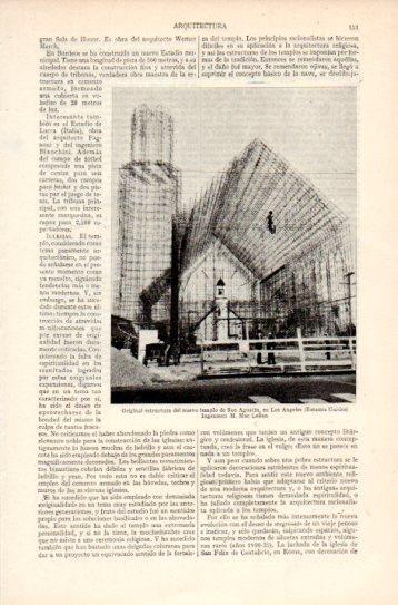 LAMINA V38785: Estructura del templo de San Agustin en Los Angeles