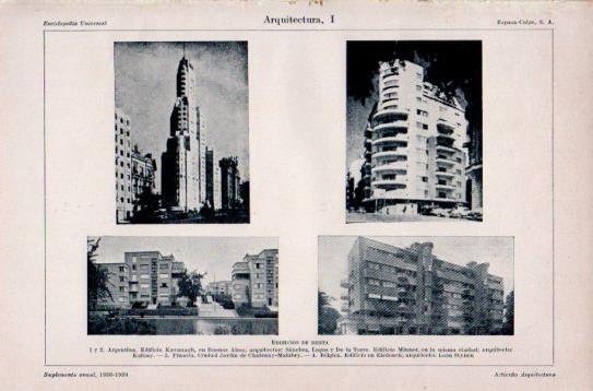 LAMINA V38781: Edificios de renta en Argentina, Francia y Belgica