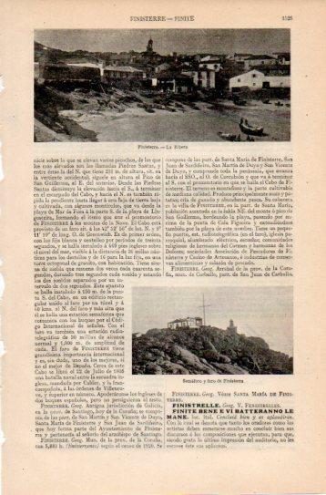 LAMINA V38734: La Ribera y faro de Finisterre