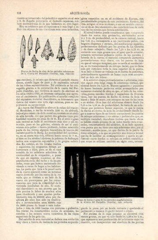 LAMINA V38769: Piezas de hueso perido magdaleniense, Cueva del Parpallo