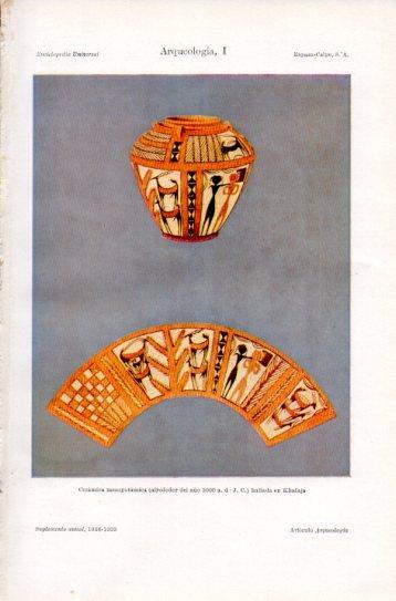 LAMINA V38766: Ceramica mesopotamica hallada en Khafaje