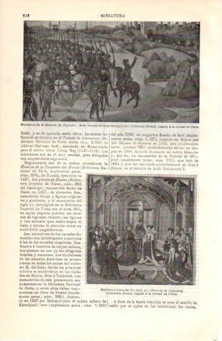 LAMINA V38438: Miniatura de la Historia de Alejandro