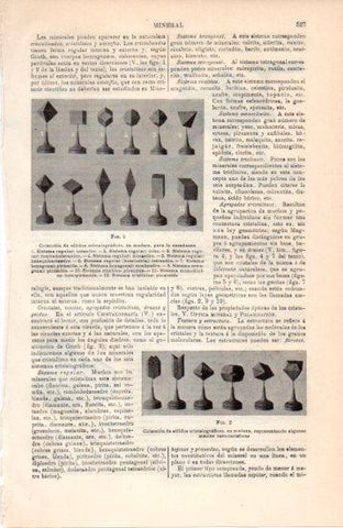 LAMINA V38426: Colección de solidos cristalograficos para enseñanza