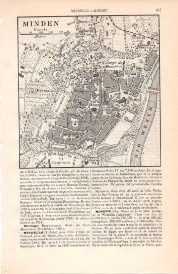 LAMINA V38425: Plano de Minden