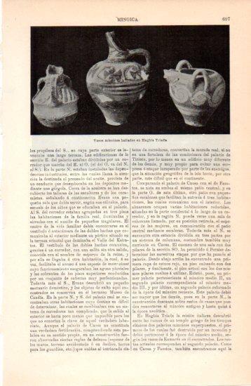 LAMINA V38449: Vasos minoicos hallados en Haghia Triada