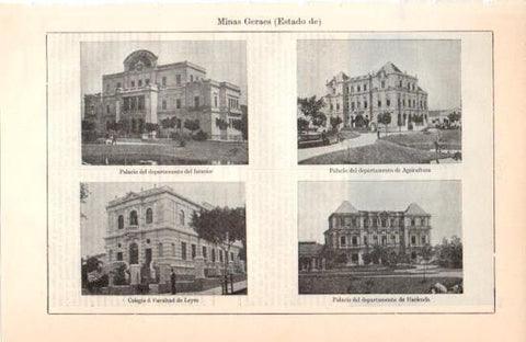 LAMINA V38462: Edificios en Minas Geraes