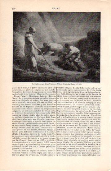 LAMINA V38419: Gavilladores por Juan Francisco Millet