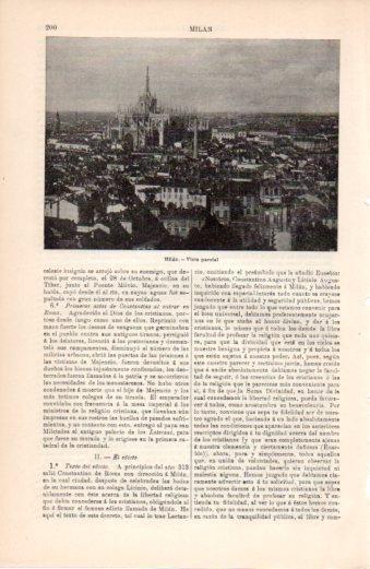 LAMINA V38382: Vista parcial de Milan