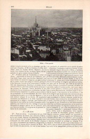 LAMINA V38382: Vista parcial de Milan