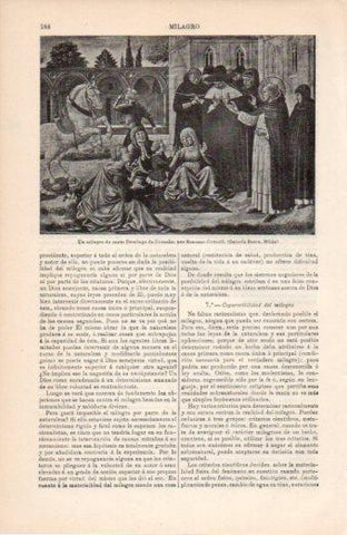 LAMINA V38379: Un milagro de santo Domingo de Guzman por B. Gozzoli
