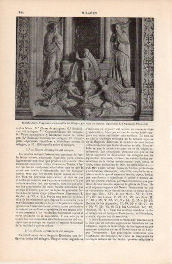 LAMINA V38378: El Niño Jesus en capilla del Milagro por Mino da Fiesole