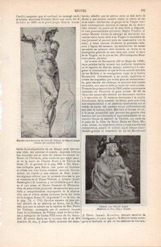 LAMINA V38371: Estudio para la tumba de Julio II por Miguel Angel