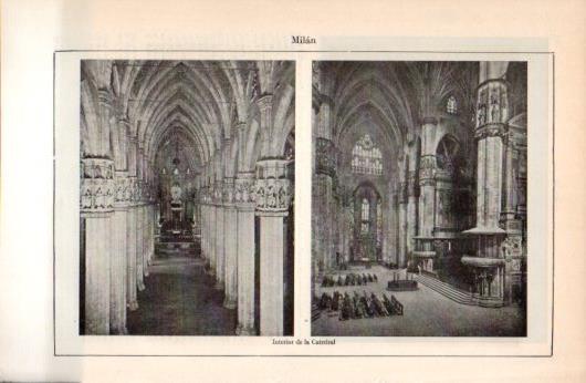 LAMINA V38399: Interior de la Catedral de Milan