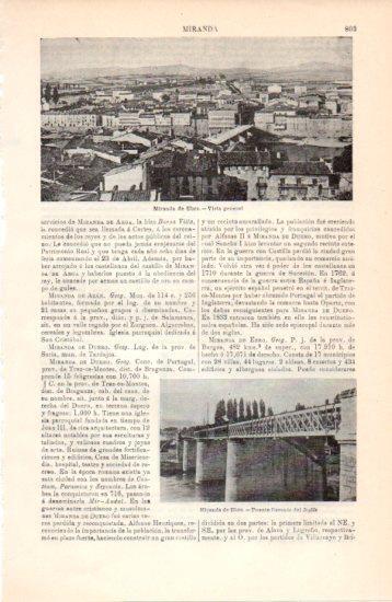 LAMINA V38478: Vista y puente del Ingles de Miranda de Ebro