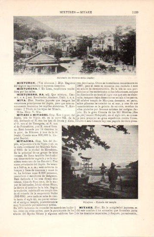 LAMINA V38566: Balneario de Miya-no-shita, Japon