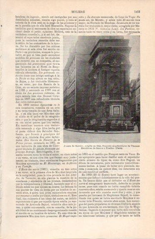 LAMINA V38589: Fuente de Moliere proyecto de Visconti