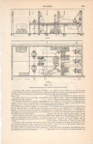 LAMINA V38585: Areneria mecanica para el tratamiento de arenas humeda