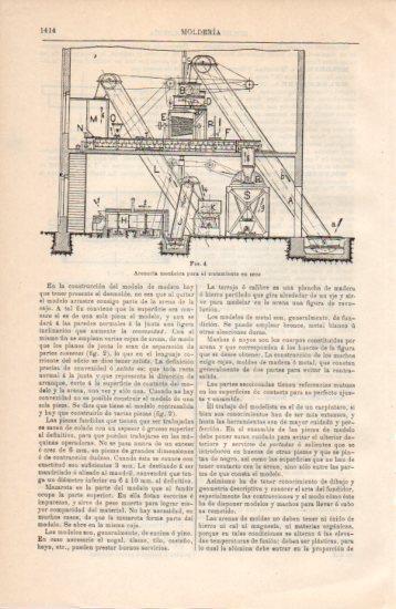 LAMINA V38582: Areneria mecanica para el tratamiento en seco, molderia