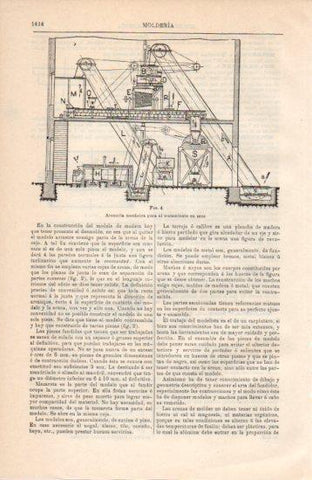 LAMINA V38582: Areneria mecanica para el tratamiento en seco, molderia