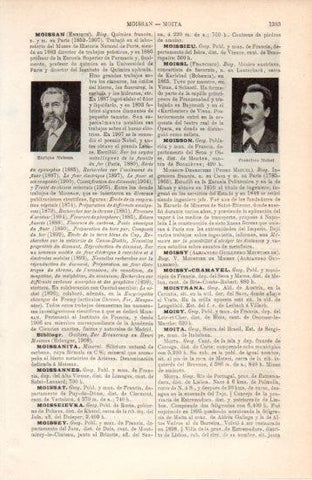 LAMINA V38579: Enrique Moissan y Francisco Moissl