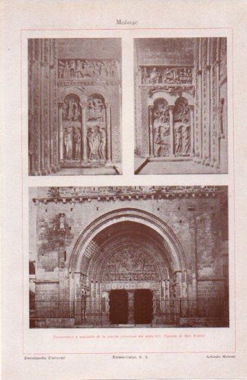 LAMINA V38577: Iglesia de San Pedro en Moissac
