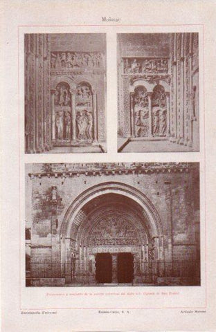 LAMINA V38577: Iglesia de San Pedro en Moissac