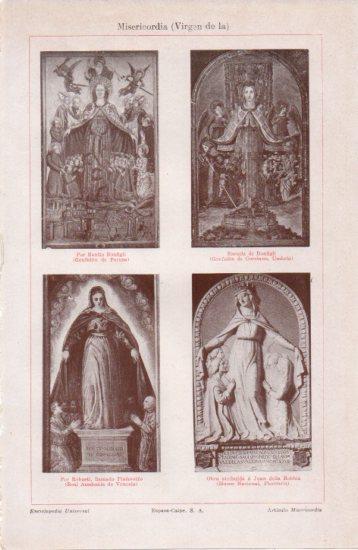 LAMINA V38540: Virgen de la Misericordia por varios autores
