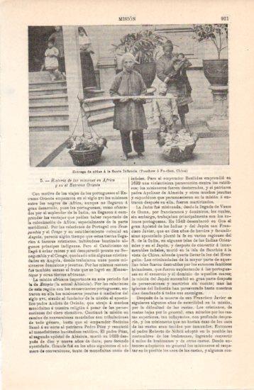 LAMINA V38497: Entrega de niñas a la Santa Infancia en Foochow, China