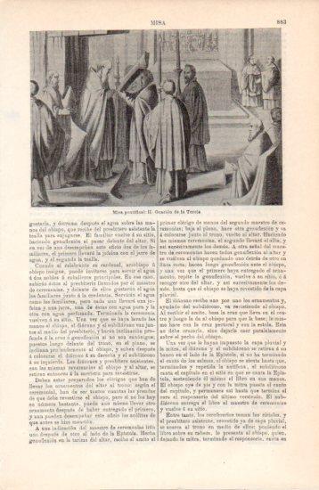 LAMINA V38489: Misa pontifical oracion de la Tercia