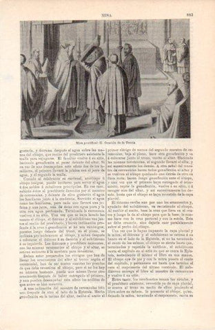 LAMINA V38489: Misa pontifical oracion de la Tercia