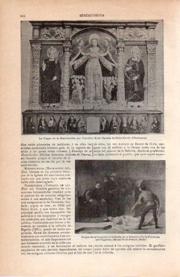 LAMINA V38493: La Virgen de la Misericordia por Francisco Brea