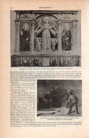 LAMINA V38493: La Virgen de la Misericordia por Francisco Brea